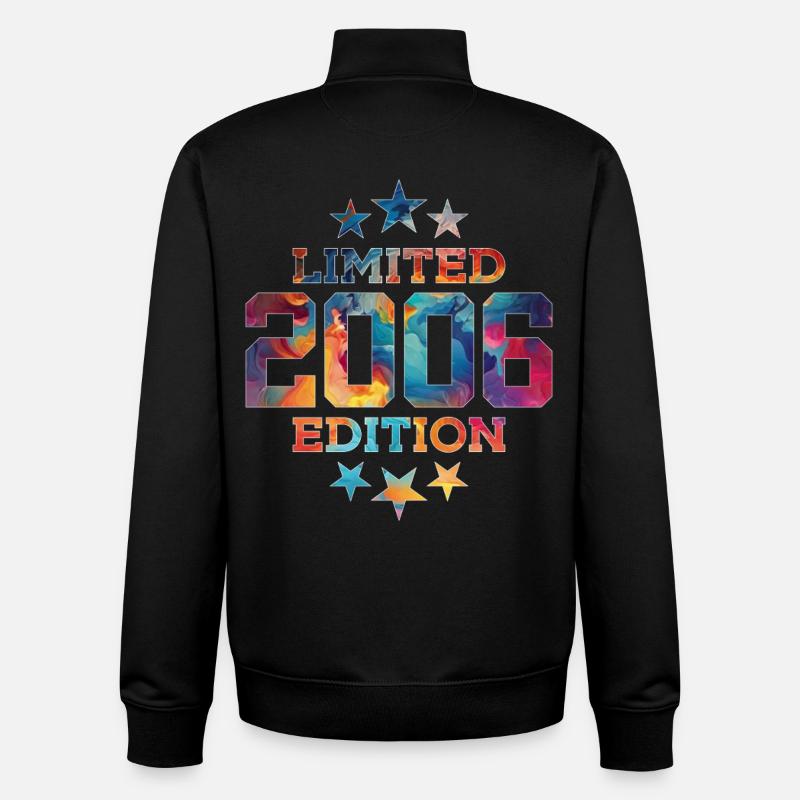 ÉDITION LIMITÉE 2006 ANNIVERSAIRE - Sweat zippé unisexe en coton bio Stanley/Stella - noir