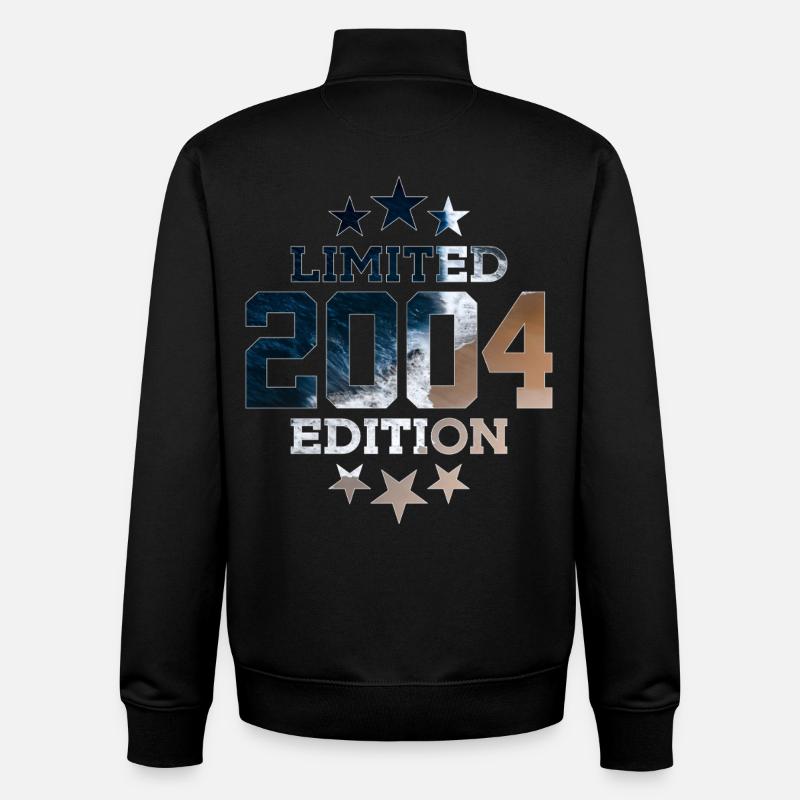 ÉDITION LIMITÉE 2004 22E ANNIVERSAIRE - Sweat zippé unisexe en coton bio Stanley/Stella - noir