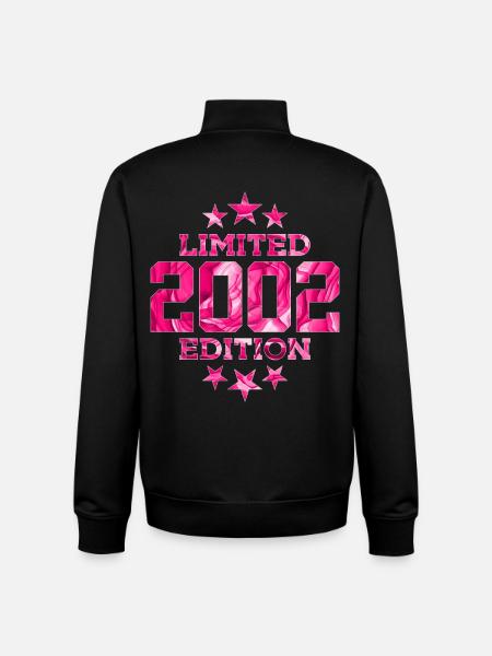 LIMITED EDITION 2002 24TH BIRTHDAY - Unisex Organic Zip Sweatshirt by Stanley/Stella - black