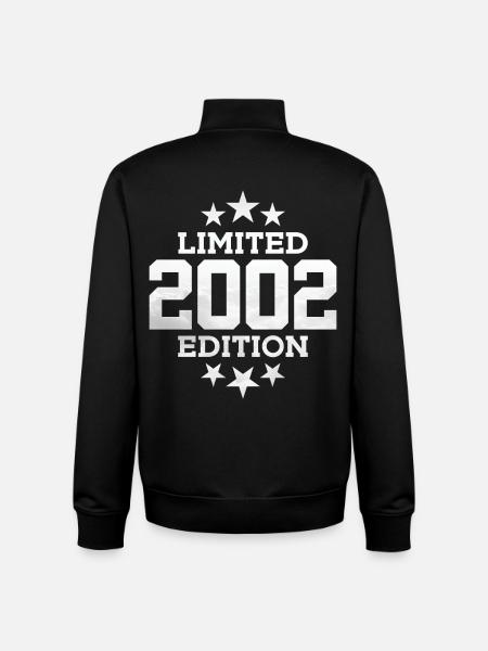 LIMITED EDITION 2002 24TH BIRTHDAY - Unisex Organic Zip Sweatshirt by Stanley/Stella - black
