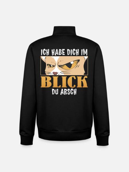 Mallorca JEG HAR DIG I SYNE DU RØV SJOV - Stanley/Stella unisex sweatshirt med lynlås i økologisk - sort