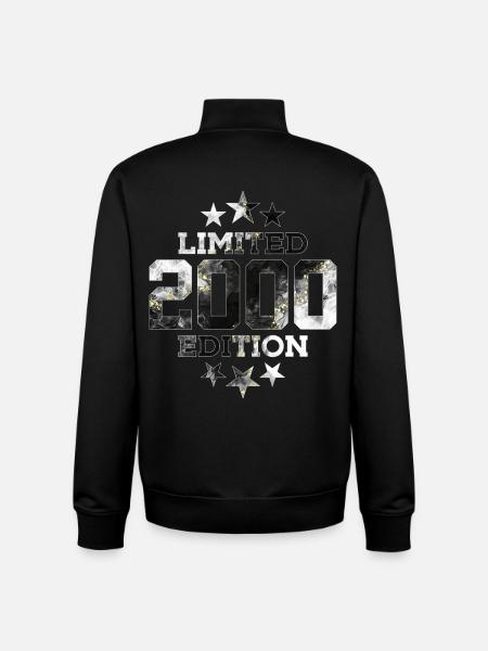 ÉDITION LIMITÉE 26E ANNIVERSAIRE 2000 - Sweat zippé unisexe en coton bio Stanley/Stella - noir