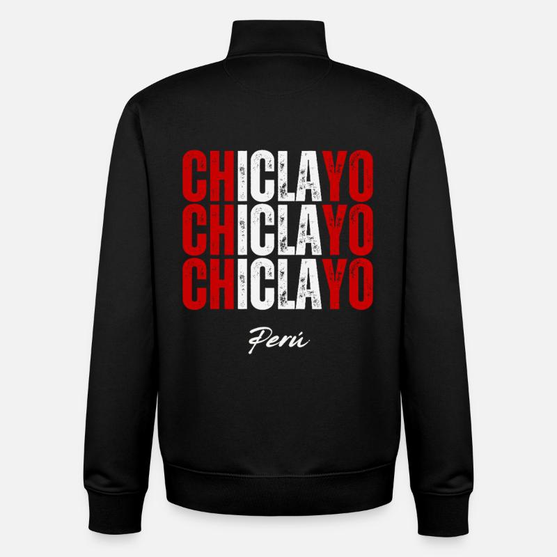 Chiclayo Peru, peruanischer Stolz - Unisex Organic Zip Sweatshirt von Stanley/Stella - Schwarz