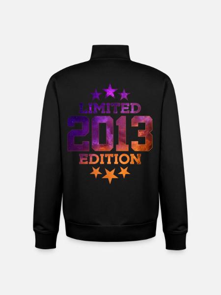 LIMITED EDITION 2013 13TH BIRTHDAY - Unisex Organic Zip Sweatshirt by Stanley/Stella - black