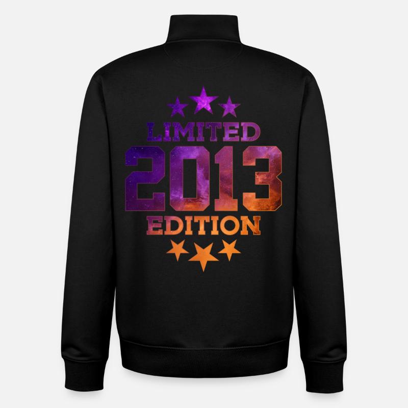 ÉDITION LIMITÉE 2013 13E ANNIVERSAIRE - Sweat zippé unisexe en coton bio Stanley/Stella - noir