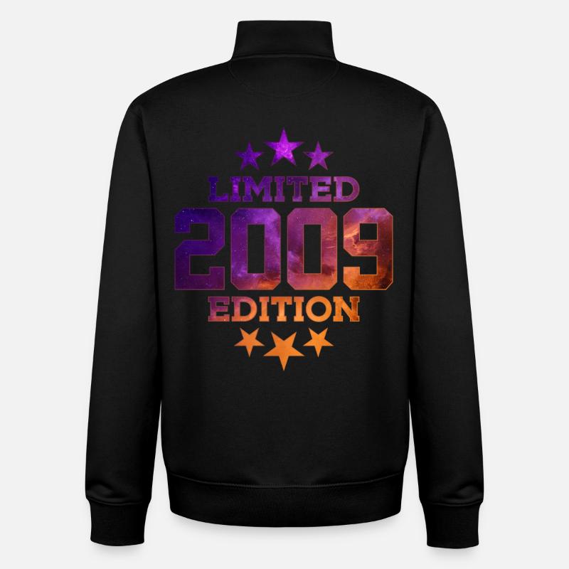 ÉDITION LIMITÉE 2009 17E ANNIVERSAIRE - Sweat zippé unisexe en coton bio Stanley/Stella - noir