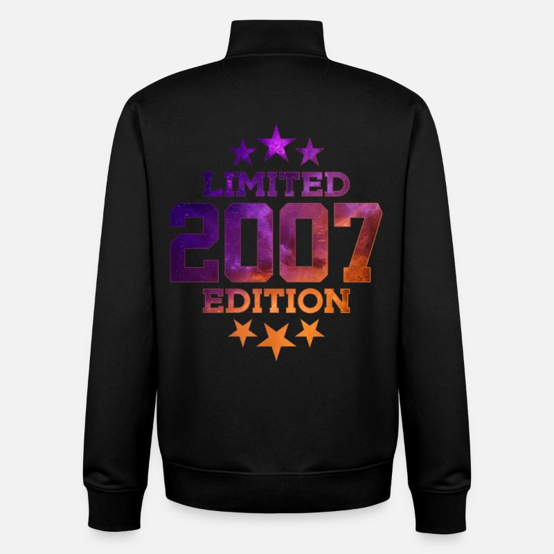 LIMITED EDITION 2007 19. GEBURTSTAG - Unisex Organic Zip Sweatshirt von Stanley/Stella - Schwarz