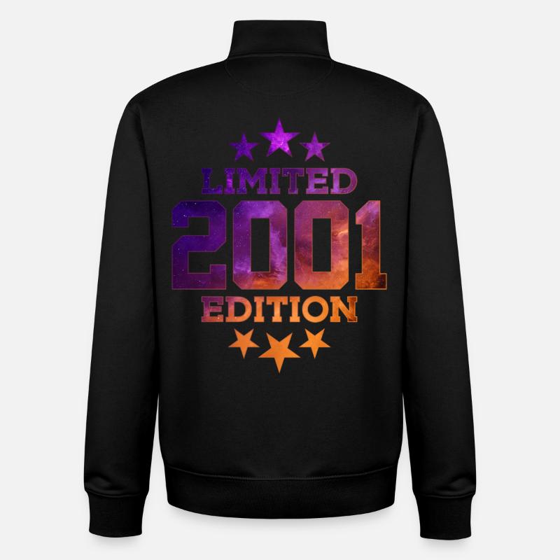 ÉDITION LIMITÉE 2001 25E ANNIVERSAIRE - Sweat zippé unisexe en coton bio Stanley/Stella - noir