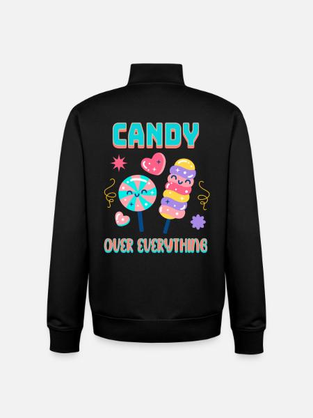Süß Frech Zuckersüchtig Mode - Unisex Organic Zip Sweatshirt von Stanley/Stella - Schwarz