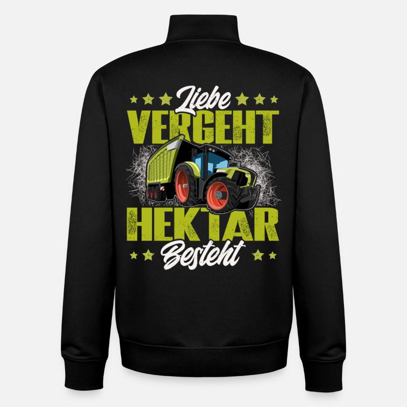 Landwirt - Unisex Organic Zip Sweatshirt von Stanley/Stella - Schwarz