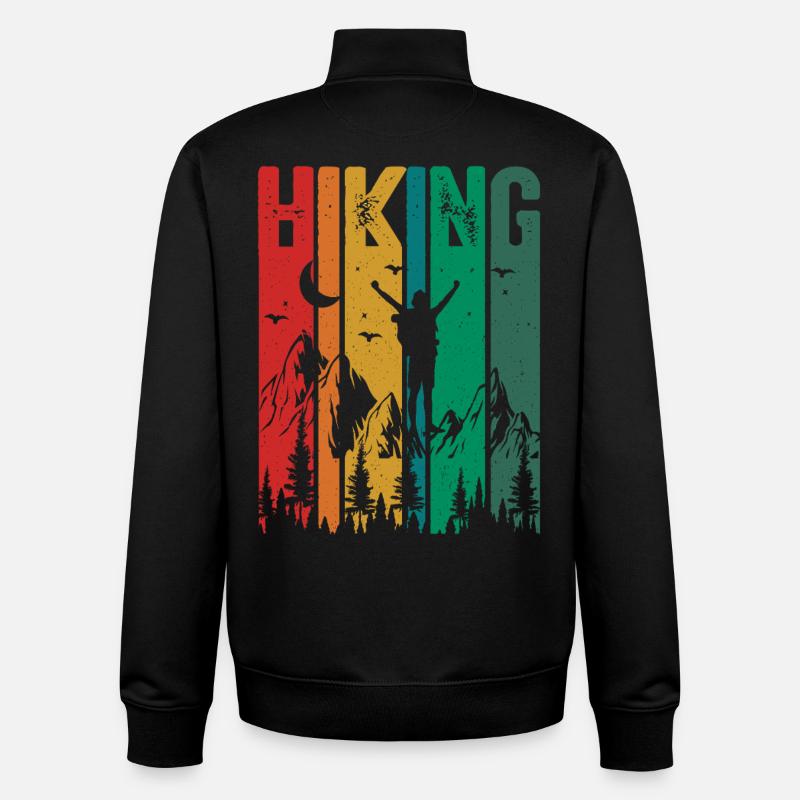 Errer - Sweat zippé unisexe en coton bio Stanley/Stella - noir