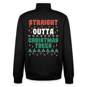 Weihnachtsbaum Züchter - Unisex Organic Zip Sweatshirt von Stanley/Stella - Schwarz - Hinten - AI Model Male 185 light (185cm)