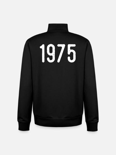 Awesome since 1975 | 1975 Gift - Unisex Organic Zip Sweatshirt by Stanley/Stella - black