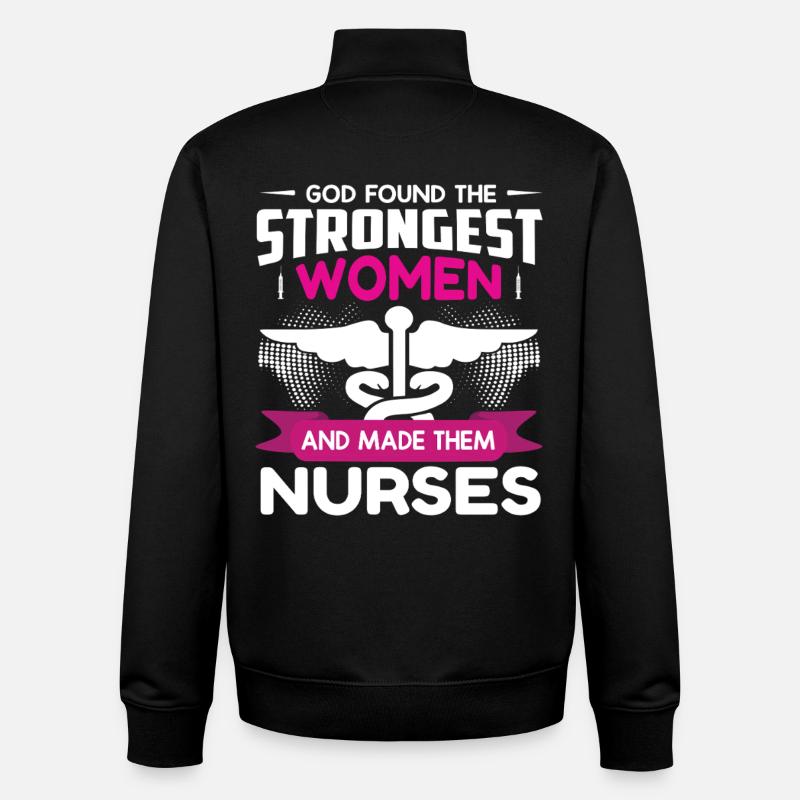 infirmier - Sweat zippé unisexe en coton bio Stanley/Stella - noir