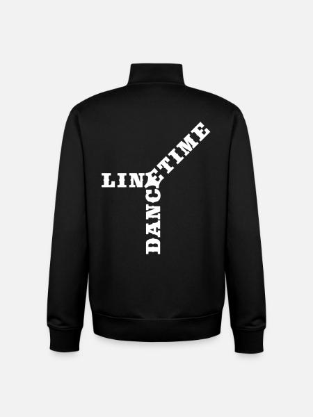 Crossword Line Dance Time - Unisex Organic Zip Sweatshirt by Stanley/Stella - black