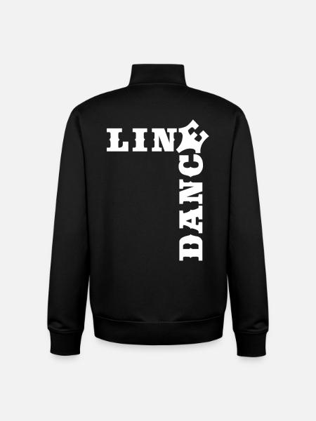 Crossword Line Dance Time - Unisex Organic Zip Sweatshirt by Stanley/Stella - black