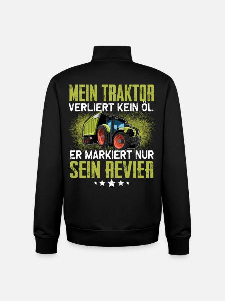 Landwirt - Unisex Organic Zip Sweatshirt von Stanley/Stella - Schwarz