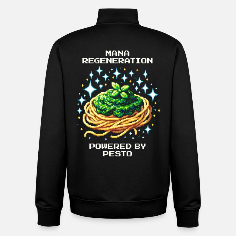 Mana Regeneration | Powered by Pesto - Unisex Organic Zip Sweatshirt by Stanley/Stella - black