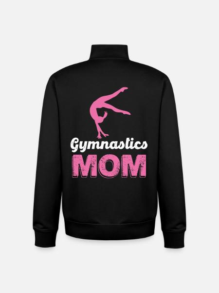 Gymnastics Mom Silhouette - Unisex Organic Zip Sweatshirt von Stanley/Stella - Schwarz