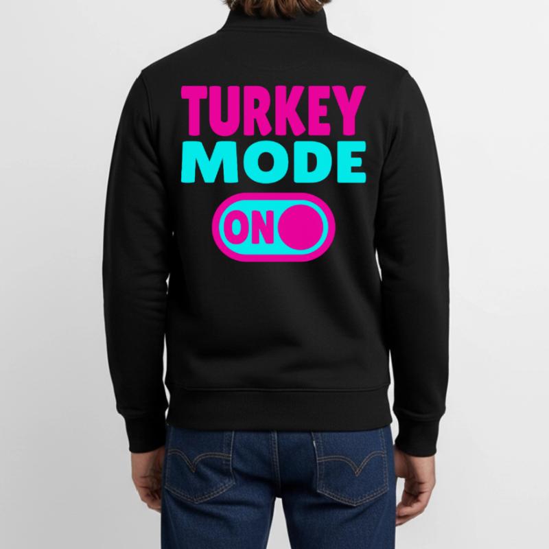 Mode dinde activé Sweat zippé unisexe en coton bio Stanley/Stella
