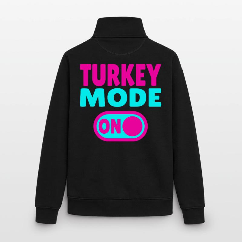 Mode dinde activé Sweat zippé unisexe en coton bio Stanley/Stella