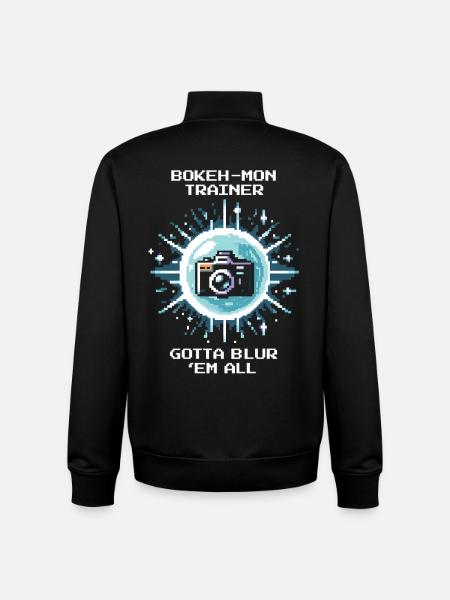 Bokeh Pro | Photography Bokeh Blur - Unisex Organic Zip Sweatshirt by Stanley/Stella - black