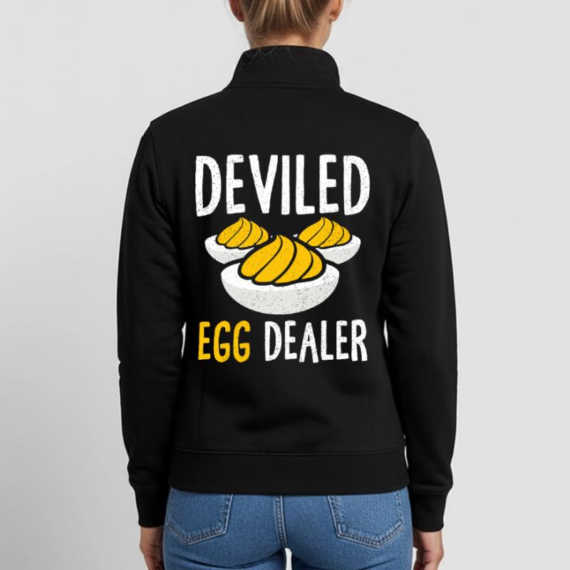 Stuffed Eggs Deviled Eggs Thanskgiving Unisex Organic Zip Sweatshirt by Stanley/Stella
