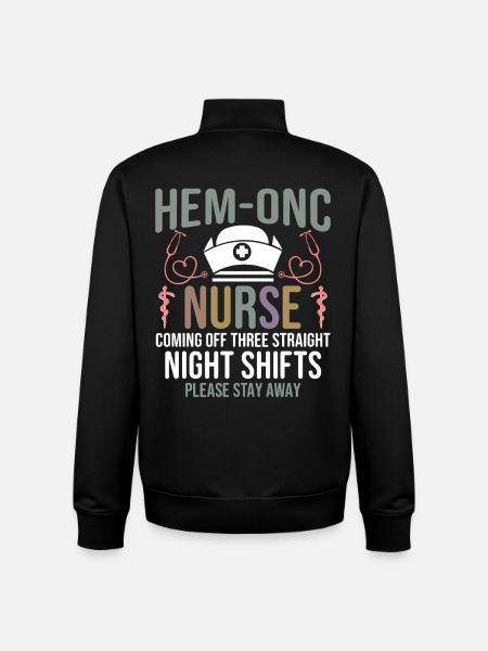  Hematology Department Supplies Night Shift - Unisex Organic Zip Sweatshirt by Stanley/Stella - black