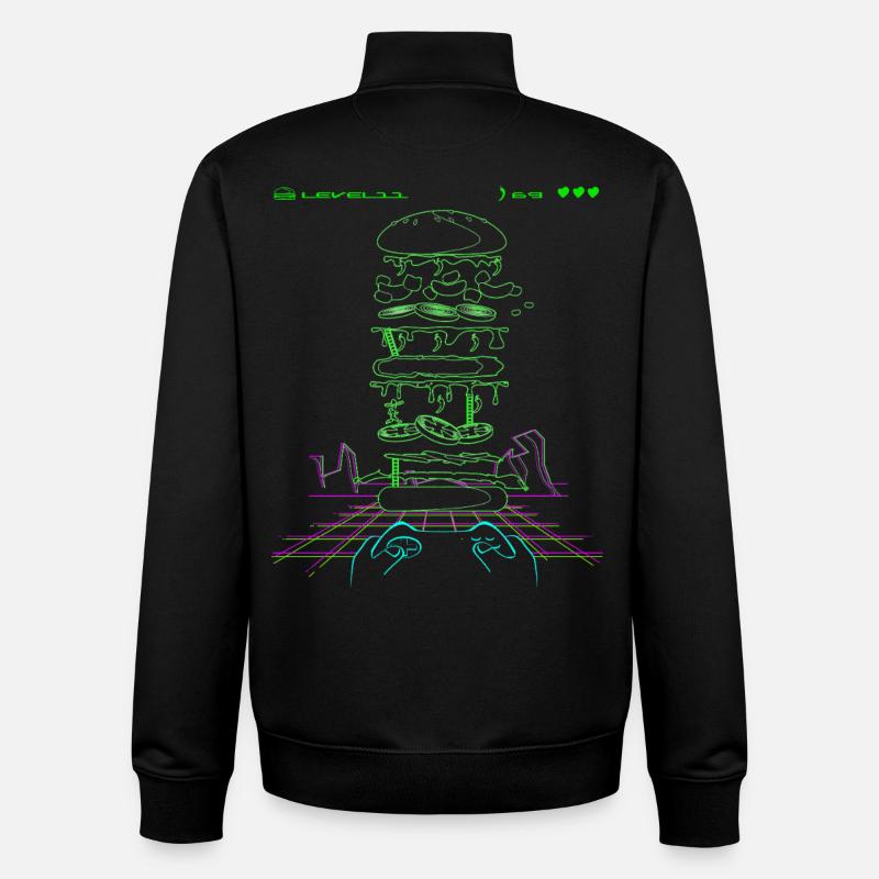 Gaming - Unisex Organic Zip Sweatshirt von Stanley/Stella - Schwarz