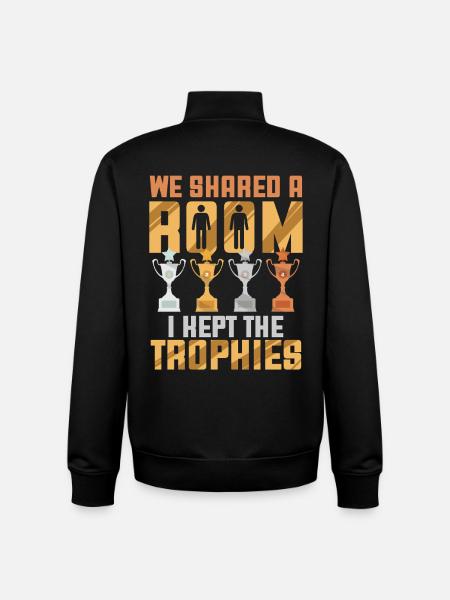 Sibling Rivalry Brother Sister - Unisex Organic Zip Sweatshirt by Stanley/Stella - black