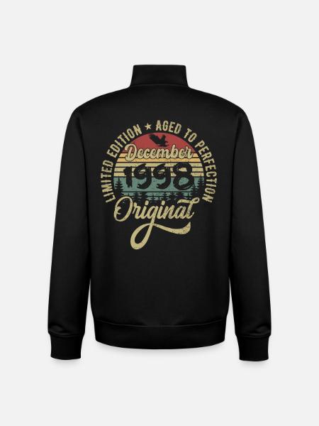 December 1998 - Legend since December 1998 - Unisex Organic Zip Sweatshirt by Stanley/Stella - black