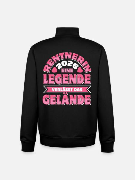 Pensioner 2026 - Retirement - Pension - Unisex Organic Zip Sweatshirt by Stanley/Stella - black