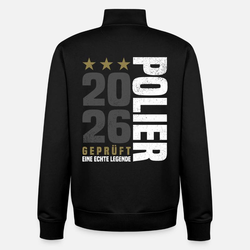 Certified Foreman 2026 - Unisex Organic Zip Sweatshirt by Stanley/Stella - black
