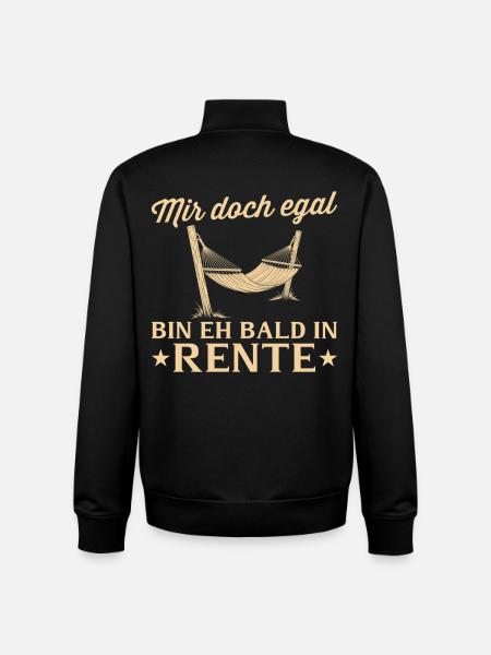 Retirement Hammock - Soon to Retire - Unisex Organic Zip Sweatshirt by Stanley/Stella - black