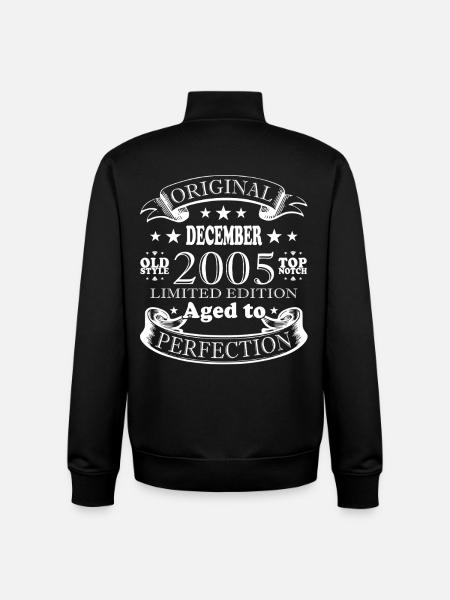 2005 December 2005 Jubilee December 2005 - Unisex Organic Zip Sweatshirt by Stanley/Stella - black
