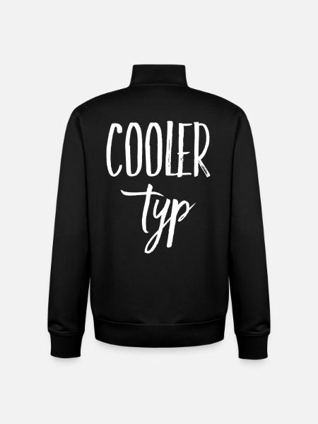 COOLER TYP - Unisex Organic Zip Sweatshirt von Stanley/Stella - Schwarz