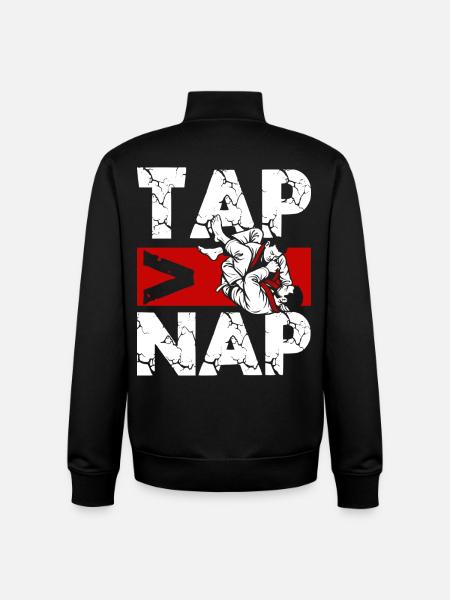Brazilian Jiu-Jitsu BJJ Funny - Unisex Organic Zip Sweatshirt by Stanley/Stella - black