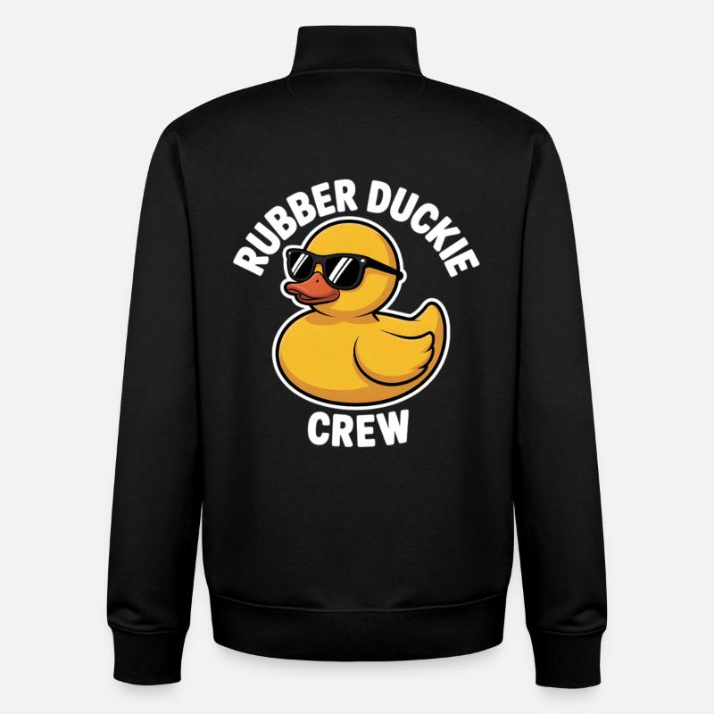 GummiEnte Crew Sonnenbrille - Unisex Organic Zip Sweatshirt von Stanley/Stella - Schwarz