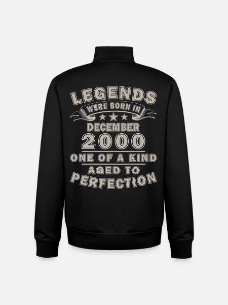 December 2000 December Jubilee December 2000 - Unisex Organic Zip Sweatshirt by Stanley/Stella - black