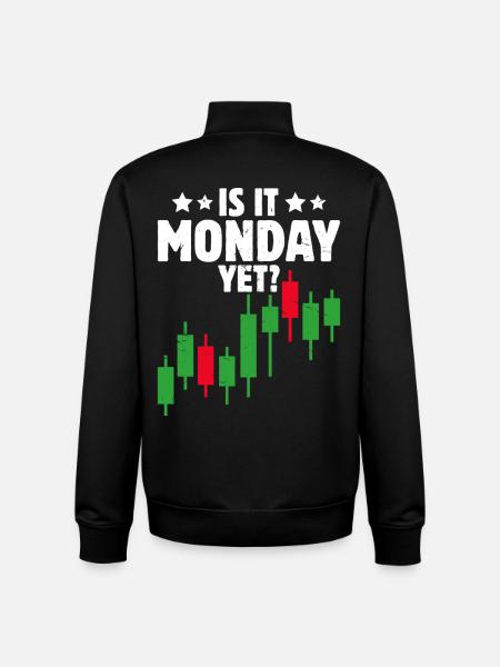 Trading Boursier Crypto Trader Boursier - Sweat zippé unisexe en coton bio Stanley/Stella - noir