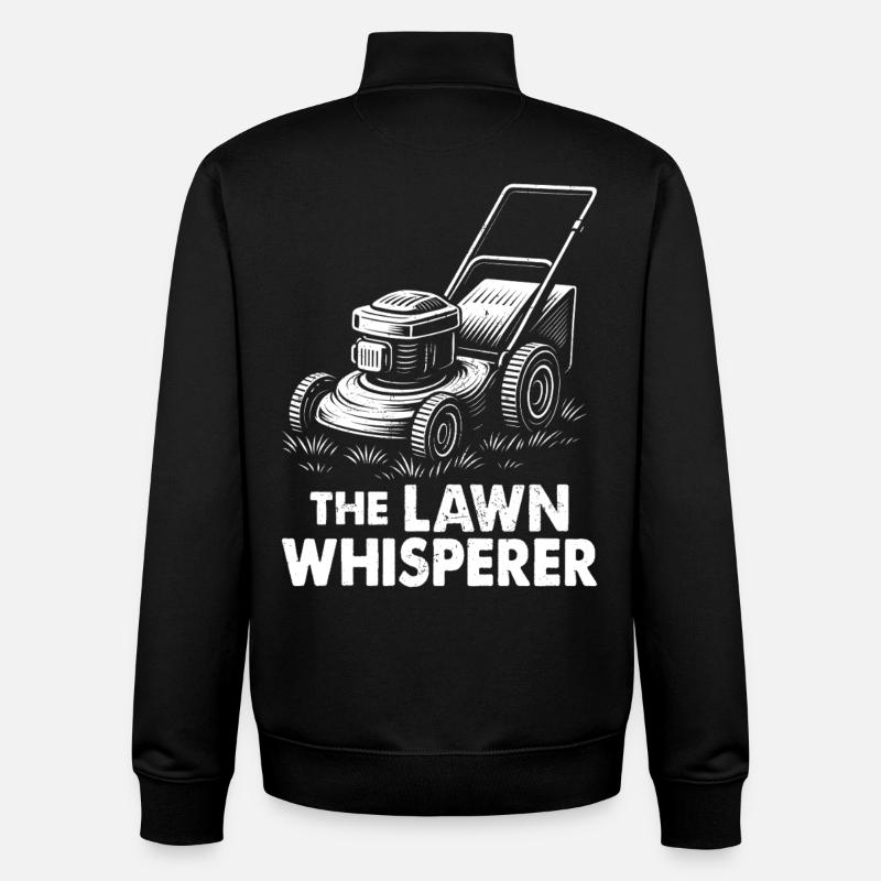 The Lawn Whisperer - Unisex Organic Zip Sweatshirt von Stanley/Stella - Schwarz
