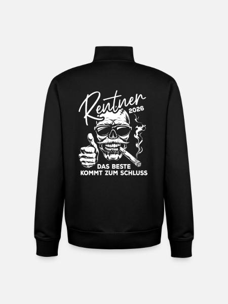 Rentner 2026 - Das beste kommt zum Schluss - Unisex Organic Zip Sweatshirt von Stanley/Stella - Schwarz