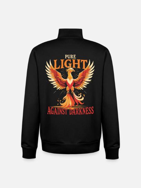Phoenix Mythological Creatures - Unisex Organic Zip Sweatshirt by Stanley/Stella - black