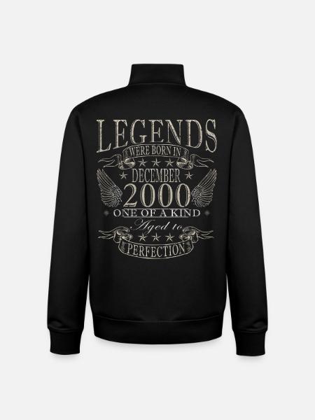 December 2000 December Jubilee December 2000 - Unisex Organic Zip Sweatshirt by Stanley/Stella - black