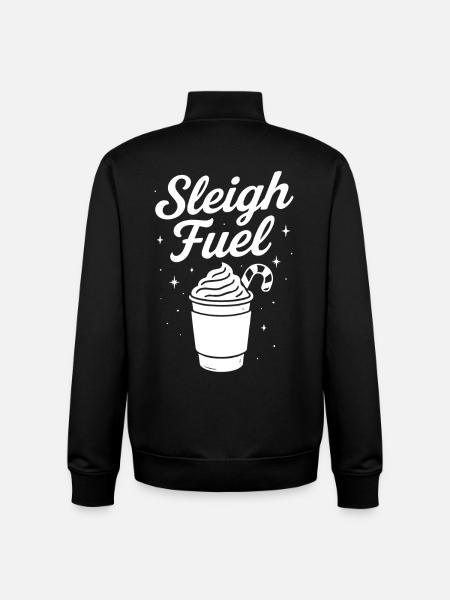 Sleigh Fuel Holiday Beverage Magic - Unisex Organic Zip Sweatshirt von Stanley/Stella - Schwarz