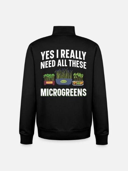 Microgreens Growing System Gartenset Spross - Unisex Organic Zip Sweatshirt von Stanley/Stella - Schwarz