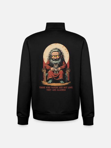 Domovoi Mythological Creatures - Unisex Organic Zip Sweatshirt by Stanley/Stella - black