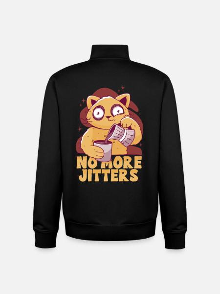 Coffee withdrawal decaffeinated ex-coffee drinker - Unisex Organic Zip Sweatshirt by Stanley/Stella - black