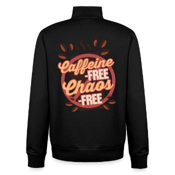 Kaffeeentzug Koffeinfrei Ex-Kaffeetrinker - Unisex Organic Zip Sweatshirt von Stanley/Stella - Schwarz - Hinten - AI Model Male 185 light (185cm)