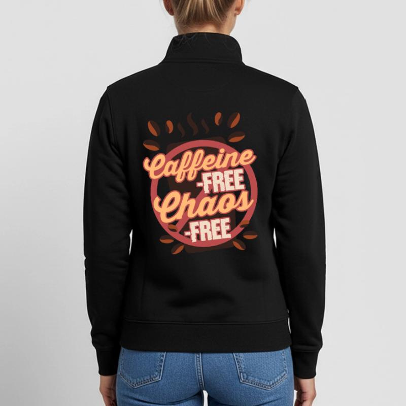 Coffee withdrawal decaffeinated ex-coffee drinker Unisex Organic Zip Sweatshirt by Stanley/Stella